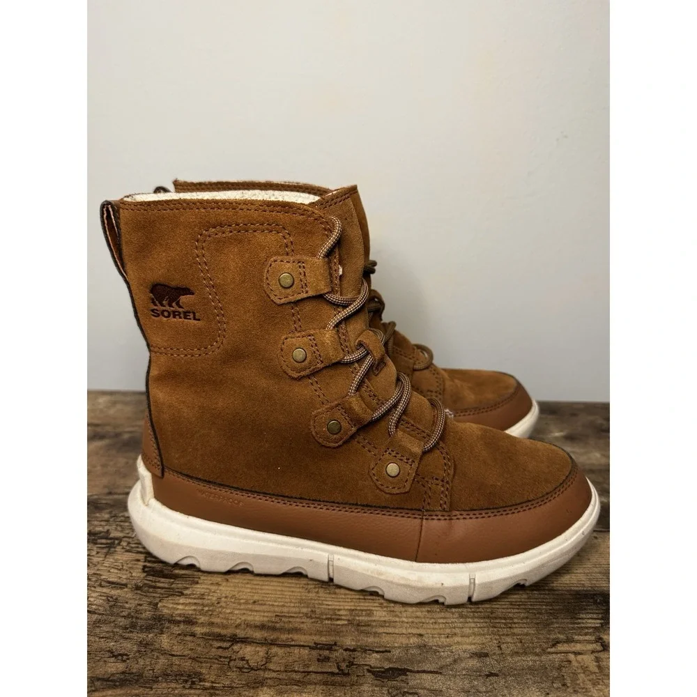 Sorel Kids Youth Brown Whitney Winter Boot USA Size 4